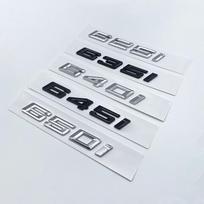Nauji šrifto numeriai raidės 630i 635i 640i 645i 650i viršutinė ABS emblema, skirta BMW 6 serijos automobilio bagažinės vardinės lentelės logotipui, juodas chromas 620i sidabras