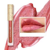 FOCALLURE - Glam Metal skysti lūpų dažai - 5 spalvos #PK01 Bad Romance - 2.5g