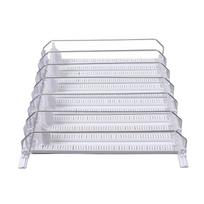 Savaime stumiama gėrimų laikiklis 6 eilės   Plotis Spyruoklinis Lengvai slystantis Didelė talpa 15 colių Šaldytuvo gėrimų dozatorius