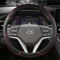 Mikropluošto odos automobilio vairo apdangalas Neslystantis 38cm 15  Hyundai Tucson 3 2015 2016 2017 2018 Automobilio priedai raudona