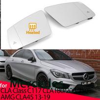 Veidrodžio šildomas šoninio veidrodžio stiklas galinio vaizdo veidrodžio lęšis Mercedes-Benz CLA klasės C117 CLA180 CLA200 CLA250 AMG CLA45 13-19 Left no blind spot