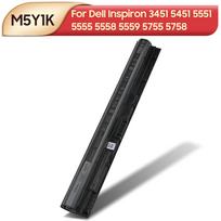 Įkraunama ličio baterija, skirta Dell Inspiron 3451 5451 5551 5555 5558 5559 5755 5758 3558 M5Y1K K185W nešiojamojo kompiuterio baterijai
