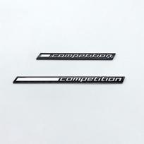 3D ABS Automobilio bagažinės emblema COMPETITION Juostelė pabraukta emblema BMW M2 M3 M4 M5 M6 M8 X2M X3M X4M X5M X6M X7M Ženkleliai Lipdukas COMPETITION(13cm)