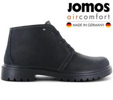 JOMOS Alpina Boots - Herren Winter Stiefel mit Lammfell Gefüttert - Leder Schwarz 456506-40-000 ORIGINAL EU 48 UK 12.5 juoda