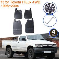 Purvasaugis Toyota HiLux 4WD 1998-2005 Priedai 1999 2000 2001 2002 2003 2004 Purvasaugiai Sparnai Apsaugai Priekiniai galinis ratas gray