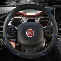 Mikropluošto odos automobilio vairo apdangalas Fiat Panda 2013 2015 2017    2022 Automobilio aksesuarai RED O SHAPE