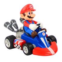 Super Mario Bros Kartingas Luigi Bowser Princesė Persikas Yoshi Toad Veiksmo Figūrėlės Žaislai Traukiamas Automobiliukas Anime Žaidimo Lėlė Dovana Vaikams
