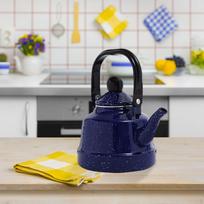 1.7L Enamel on Steel Teapot Coffee Pot Teakettle Porcelain Enameled Tea Kettle