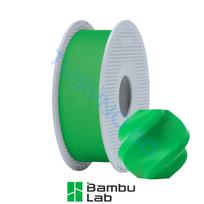 3D plastikas Bambu Lab PLA Basic žalia (10501) su rite 1.75mm/1kg