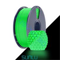 3D plastikas SUNLU PETG žalia šviečianti tamsoje 1.75mm/1kg