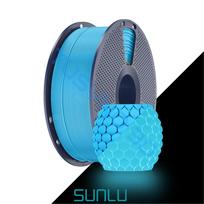 3D plastikas SUNLU PETG mėlyna šviečianti tamsoje 1.75mm/1kg