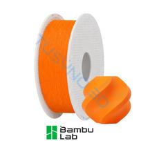 3D plastikas Bambu Lab PLA Basic oranžinė (10301) su rite 1.75mm/1kg