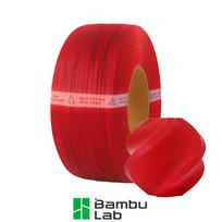 3D plastikas Bambu Lab ABS raudona (40200) be ritės (Refill) 1.75mm/1kg