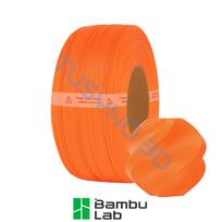 3D plastikas Bambu Lab ABS oranžinė (40300) be ritės (Refill) 1.75mm/1kg