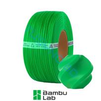3D plastikas Bambu Lab PLA Basic žalia (10501) be ritės (Refill) 1.75mm/1kg