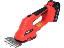 Gyvatvorių ir žolės žirklės Yato YT-828355; 18 V; 1x2,0 Ah akum.