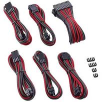 CableMod Pro ModMesh Cable Extension Kit, Carbon/Red CM-PCAB-BKIT-NKCR-3PK-R
