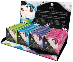 Shunga Sea Salt Crystals Moonlight Bath Display 24x75g Assorted Scents