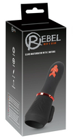 Rebel Dual Motor Intimate Stimulator Compact Waterproof Black 16.9cm