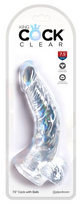 King Cock 7.5 Inch Model with Suction Base and Strap-On System, Beige