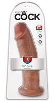 Pipedream King Cock Model 10" Tan - Anatomical System with Suction Base