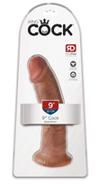 Pipedream King Cock 9" Tan Anatomical Model with Suction Base 24cm
