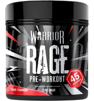 Warrior Rage Pre-Workout, Savage Strawberry, 392 g
