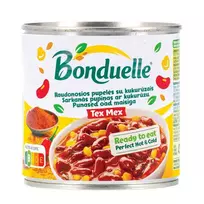 Raudonos pupelės su kukurūzais padaže BONDUELLE, 492 g
