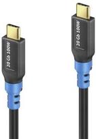 PureLink FI-U400-015-PCK, 1.5 m, USB C, USB C, USB4 Gen 2x2, 20Gbit/s, Juodas, Mėlyna