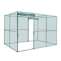 augalo apsauga 2,9 x 1,94 x 1,94 m augalų tentas su užsegama durimis