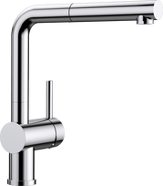 Plautuvės maišytuvas su ištraukiama žarna Blanco Linus-S 512402, chromas