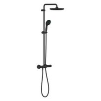 Termostatinė dušo sistema Grohe Vitalio Start System 250, 266772431, juoda matinė