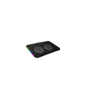 Fury Laptop Cooler Cooling Pad Fury Gunbai G3 Fans, RGB LED Light, 2 USB, 14.1-17.3"