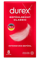 Durex Gefuhlsecht Classic 8pcs Ultra-Thin Anatomical Condoms