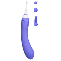 Lovense Hyphy Dual-End Smart Vibrator with App Control, Pink