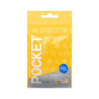 Tenga Pocket Spark Beads - Compact Travel Intimate Device, Hygienic Pack