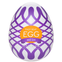 Tenga Egg Wonder Mesh Intimate Device Compact Textured Blue