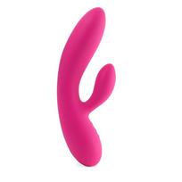 FeelzToys Lea Rubine Red Glitter Dual Motor Silicone Model 202mm