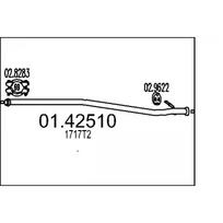Išmetimo vamzdis MTS 01.42510
