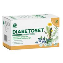 Diabetoset, žolelių arbata, su cinku ir chromu – Švenčionių vaistažolių fabrikas, 20 vnt.