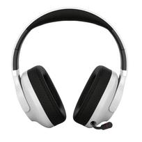 Belaidės/laidinės žaidimų ausinės su Bluetooth 5.3 ir 3.5 mm jungtimi EGO GH-15 2in1 BT Baltos CND-SGHS15W CANYON
