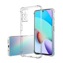 „Evelatus Xiaomi Poco M4 Pro 5G“ karinis smūgiams atsparus silikoninis dėklas TPU permatomas