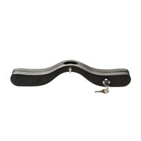 XR Brands Exposed E-Stim Wooden Humbler Black - Electric Restraint System, 15.2”