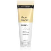 John Frieda Sheer Blonde Brightening Shampoo spindesio suteikiantis šampūnas šviesiems plaukams 250 ml