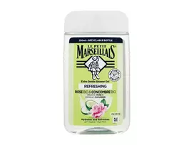 Dušo želė Le Petit Marseillais Extra Gentle dušo želė ekologiška rožių ir ekologiškų agurkų, 250 ml