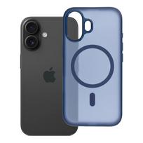 FLEXLINE MAG COVER Case compatible with MagSafe for IPHONE 16 in dark blue