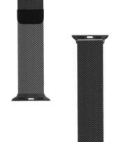 Tactical 333 Loop Magnetic Stainless Steel Band for Apple Watch 1/2/3/4/5/6/7/8/9/SE, 38/40/41mm / Black