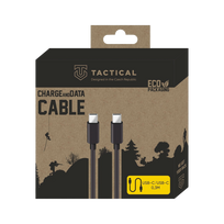 Tactical Smooth Thread USB-C to USB-C Cable, 0.3m / black