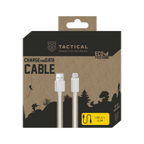 Tactical Smooth Thread USB-A/Lightning Cable, 0.3m / white