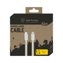 Tactical Smooth Thread USB-C/Lightning Cable, 0.3m / white